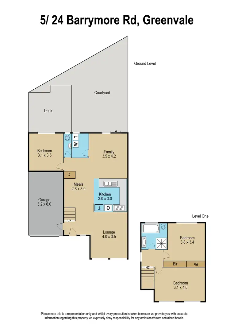 Floorplan of Homely unit listing, 5/24 Barrymore Road, Greenvale VIC 3059