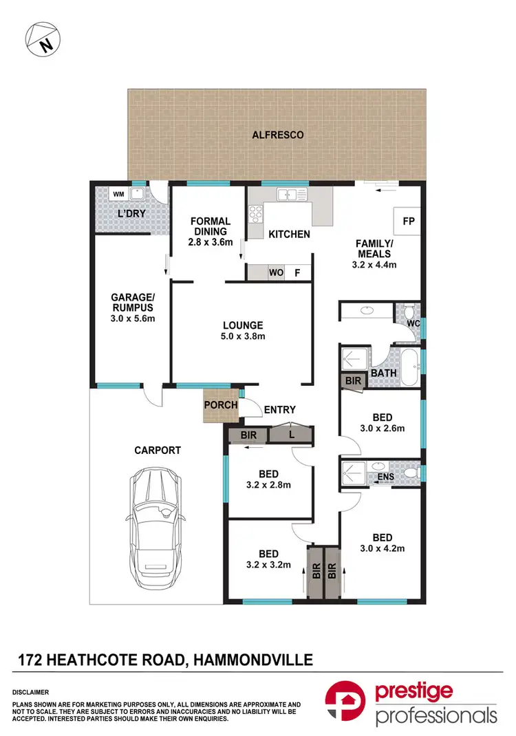 Floorplan of Homely house listing, 172 Heathcote Road, Hammondville NSW 2170