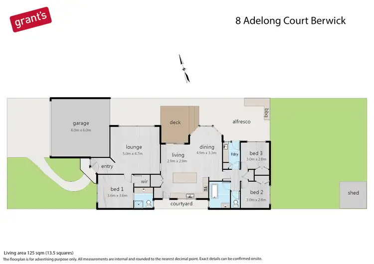 Floorplan of Homely house listing, 8 Adelong Court, Berwick VIC 3806