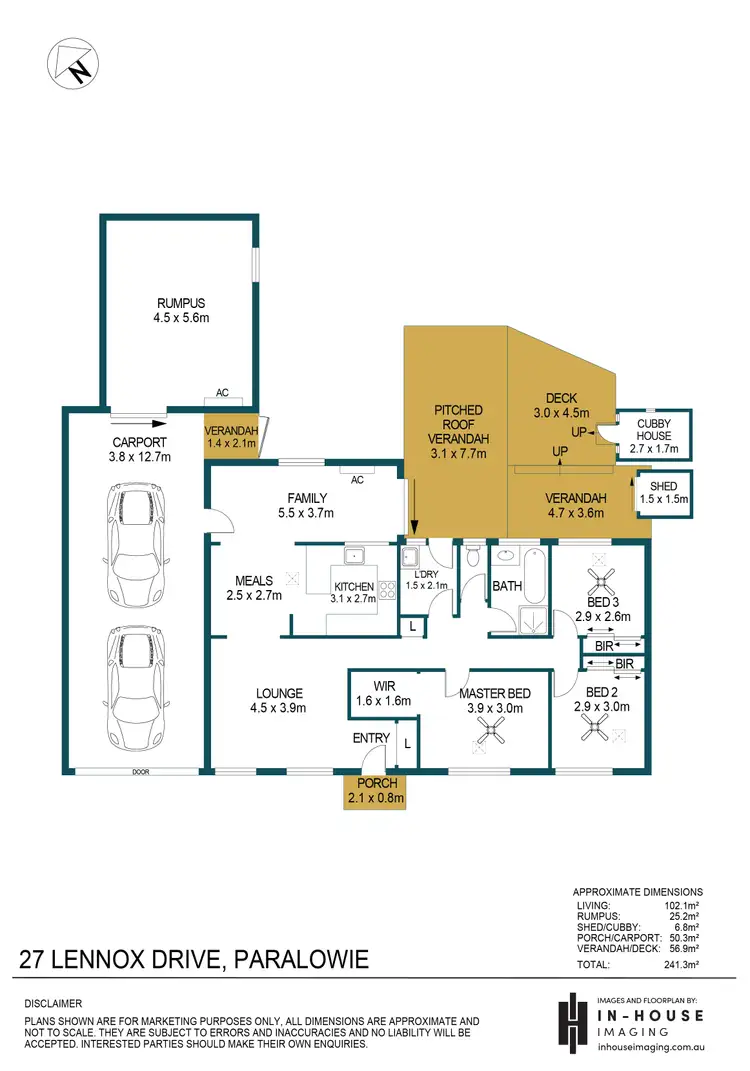 Floorplan of Homely house listing, 27 Lennox Drive, Paralowie SA 5108