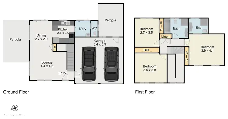 Floorplan of Homely townhouse listing, 16/31 Abraham Street, Rooty Hill NSW 2766