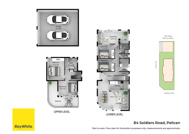Floorplan of Homely house listing, 84 Soldiers Road, Pelican NSW 2281