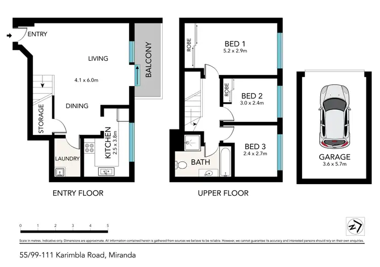 Floorplan of Homely apartment listing, 55/99-111 Karimbla Road, Miranda NSW 2228