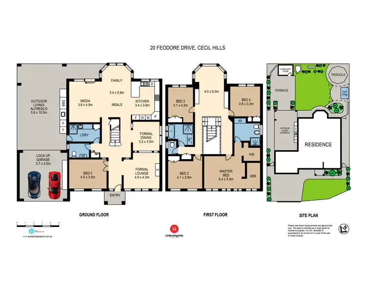Floorplan of Homely house listing, 20 Feodore Drive, Cecil Hills NSW 2171