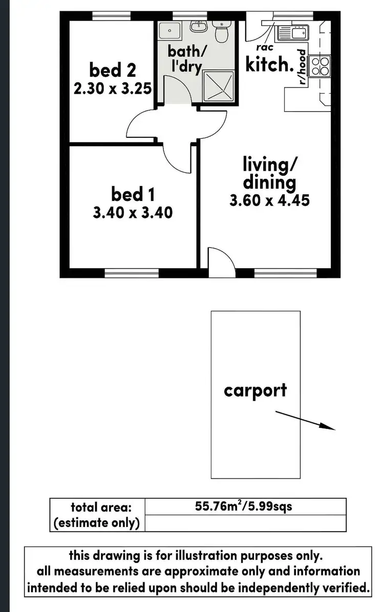 Floorplan of Homely unit listing, 7/36 Clifton Street, Camden Park SA 5038