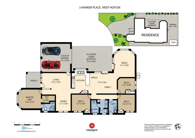 Floorplan of Homely house listing, 3 Hawker Place, West Hoxton NSW 2171