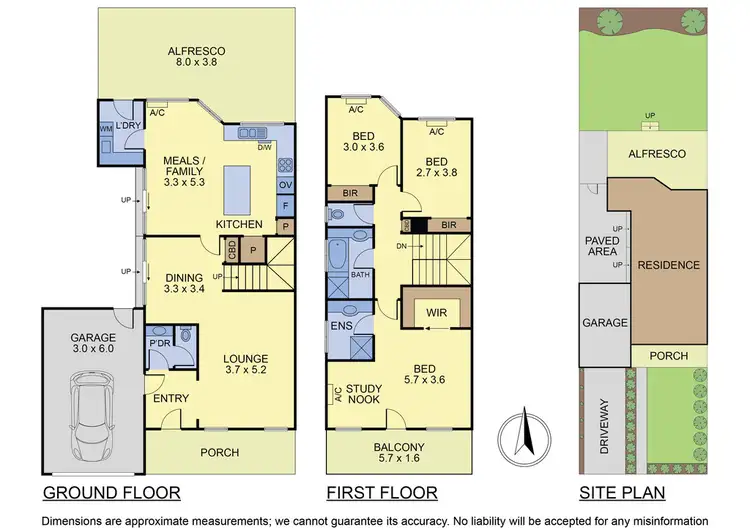 Floorplan of Homely house listing, 8 Parklane Way, Rowville VIC 3178