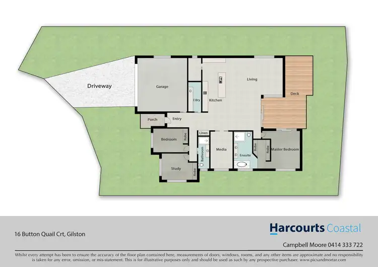 Floorplan of Homely house listing, 16 Button Quail Court, Gilston QLD 4211