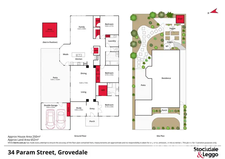 Floorplan of Homely house listing, 34 Param Street, Grovedale VIC 3216