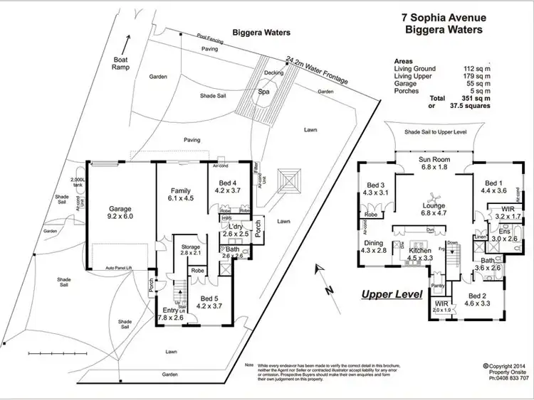 Floorplan of Homely house listing, 7 Sophia Avenue, Biggera Waters QLD 4216