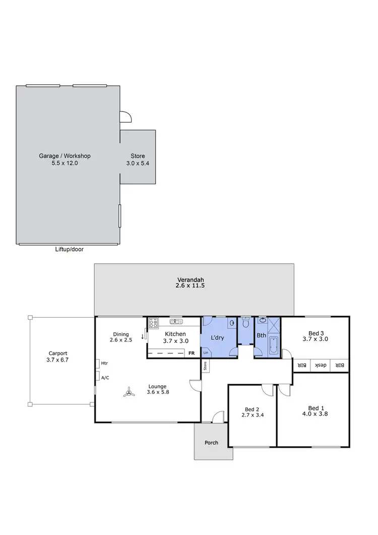 Floorplan of Homely house listing, 14 Abelia Avenue, Flinders Park SA 5025