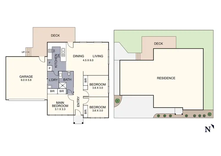 Floorplan of Homely unit listing, 2 Robmar Close, Mount Evelyn VIC 3796