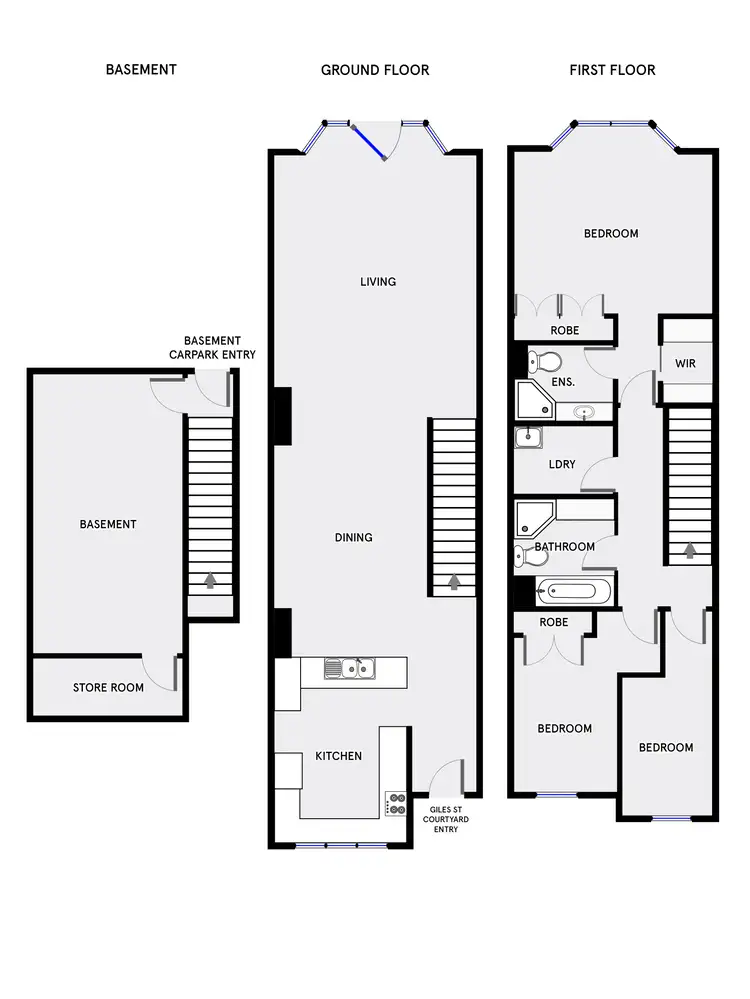 Floorplan of Homely townhouse listing, 5/3 Ovens Street, Griffith ACT 2603