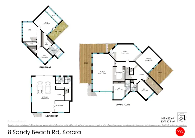 Floorplan of Homely house listing, 8 Sandy Beach Road, Korora NSW 2450