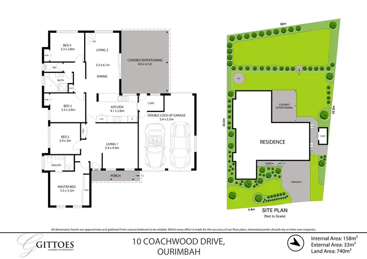 Floorplan of Homely house listing, 10 Coachwood Drive, Ourimbah NSW 2258
