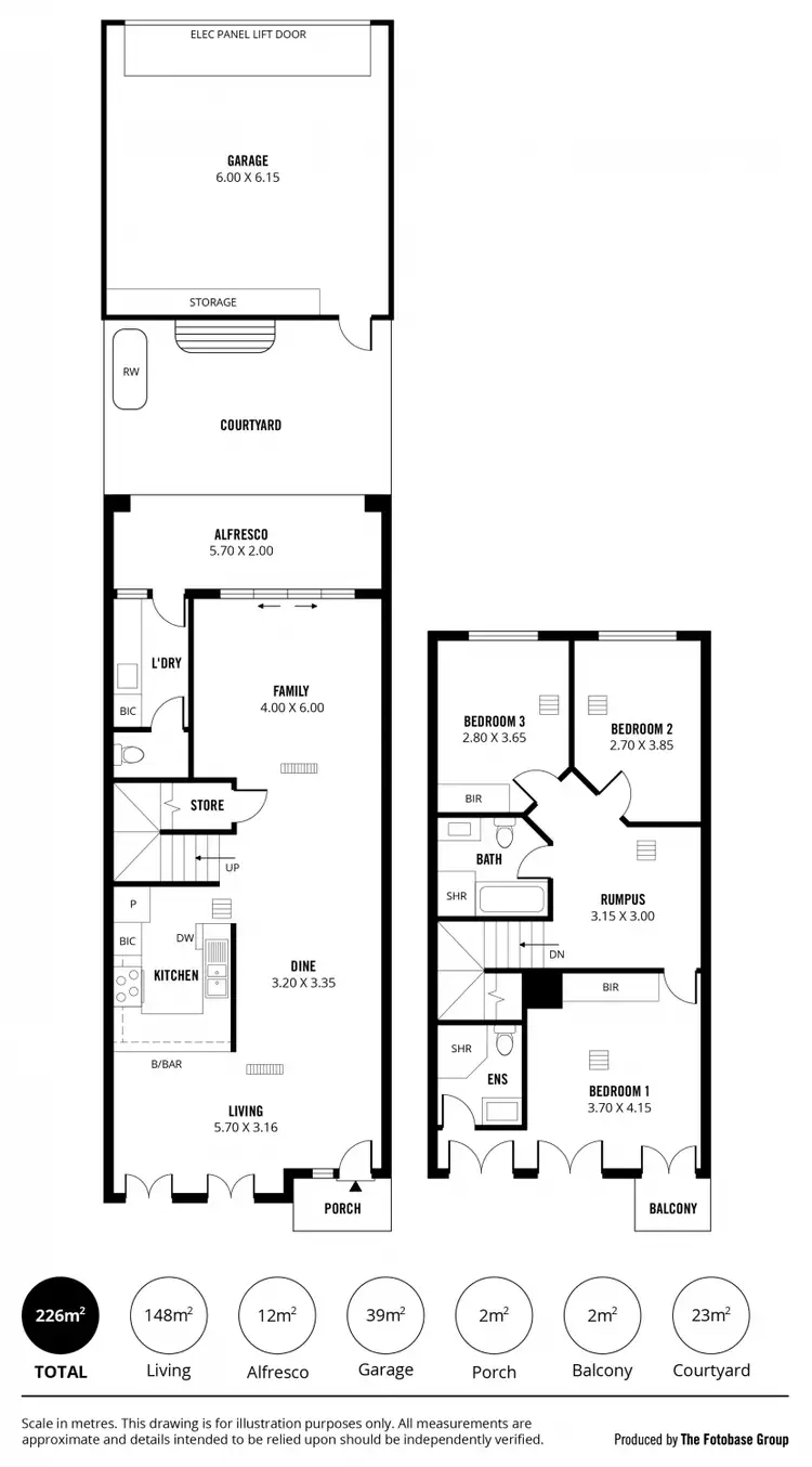 Floorplan of Homely townhouse listing, 9 Cook Street, Underdale SA 5032