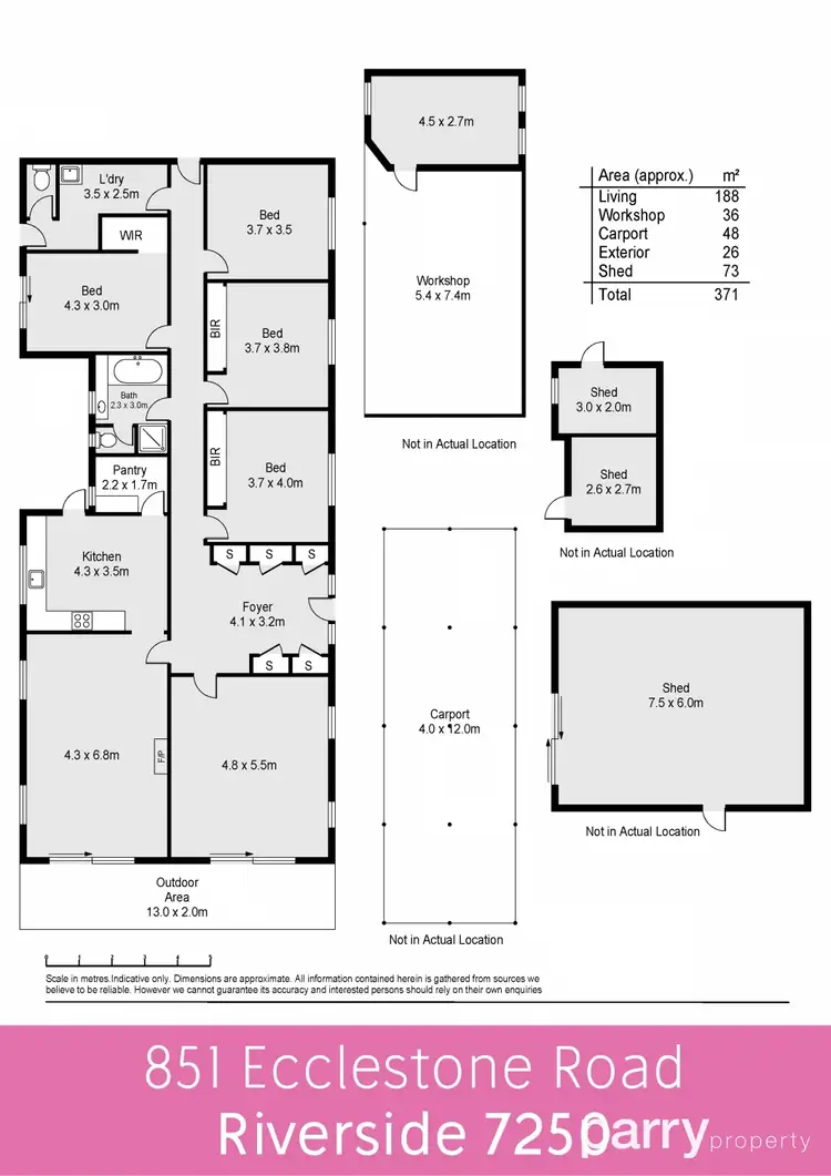 Floorplan of Homely rural property listing, 851 Ecclestone Road, Riverside TAS 7250