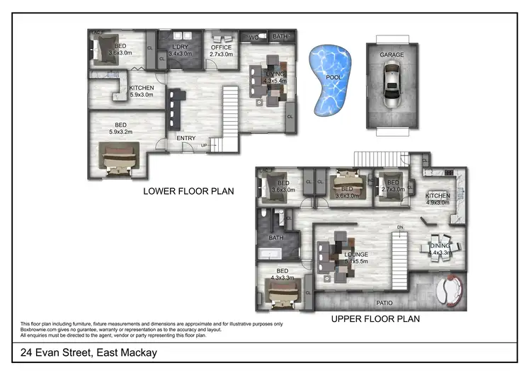 Floorplan of Homely house listing, 24 Evan Street, East Mackay QLD 4740