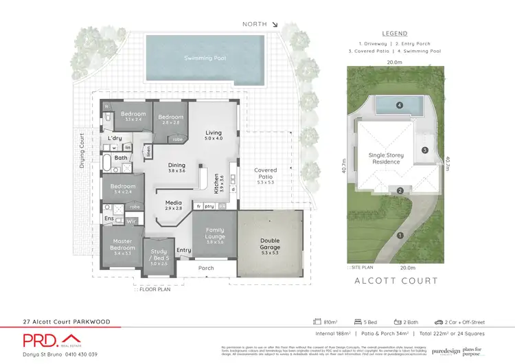 Floorplan of Homely house listing, 27 Alcott Court, Parkwood QLD 4214