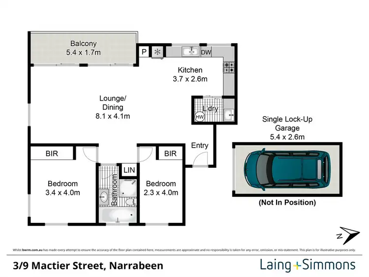 Floorplan of Homely apartment listing, 3/9 Mactier Street, Narrabeen NSW 2101