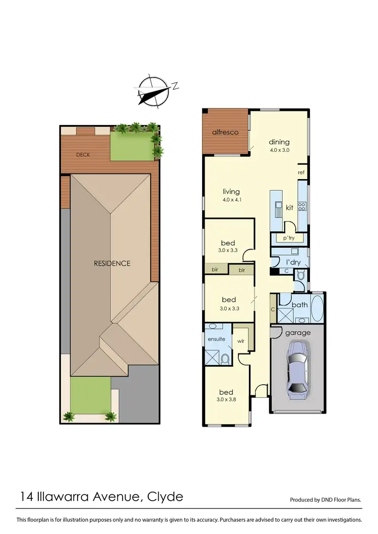 Floorplan of Homely house listing, 14 Illawarra Avenue, Clyde VIC 3978