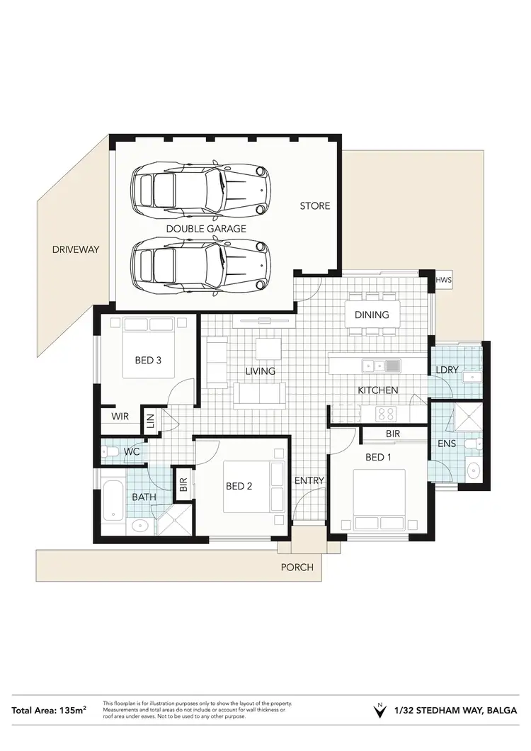 Floorplan of Homely house listing, 32a Stedham Way, Balga WA 6061