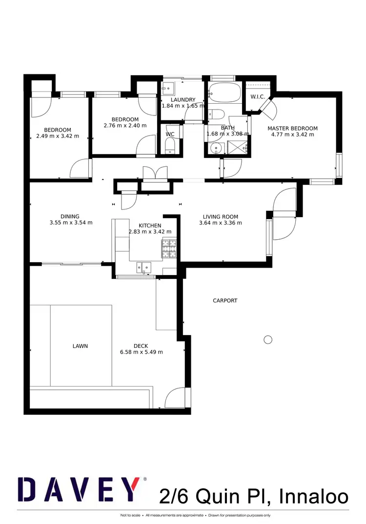 Floorplan of Homely house listing, 2/6 Quin Place, Innaloo WA 6018