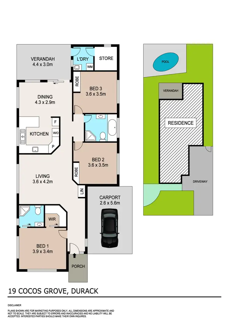 Floorplan of Homely house listing, 19 Cocos Grove, Durack NT 830