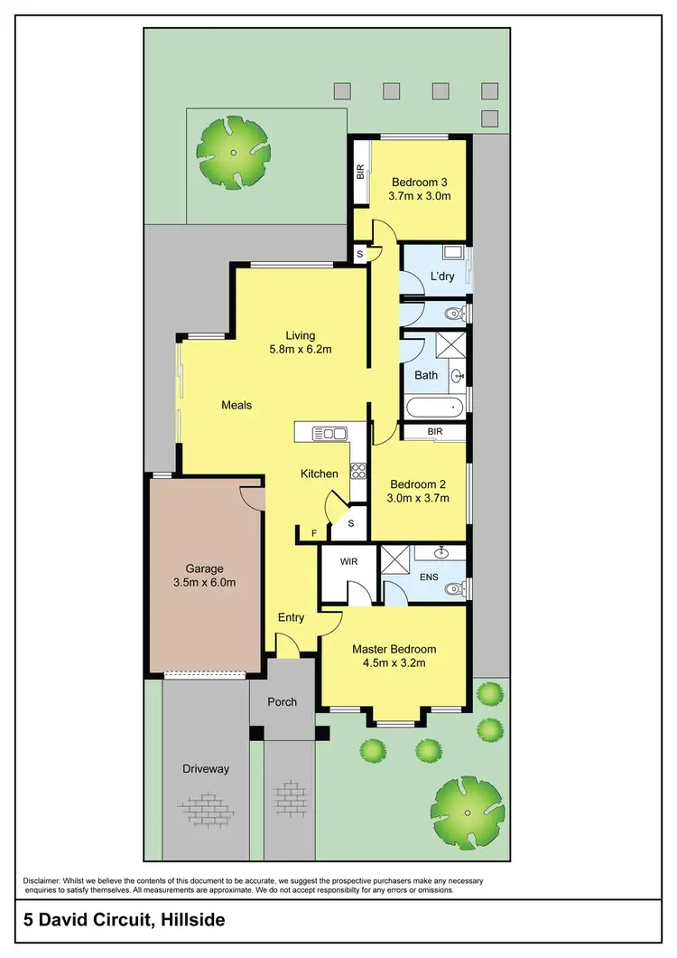 Floorplan of Homely house listing, 5 David Circuit, Hillside VIC 3037