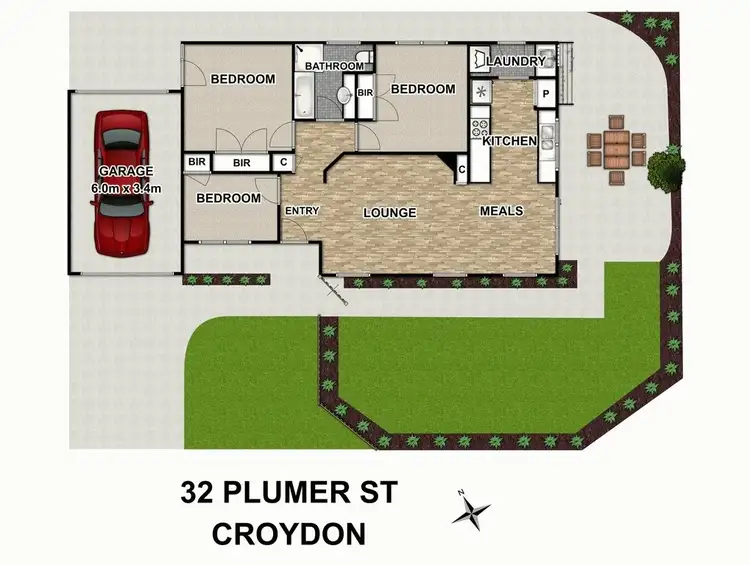 Floorplan of Homely house listing, 32 Plumer Street, Croydon VIC 3136