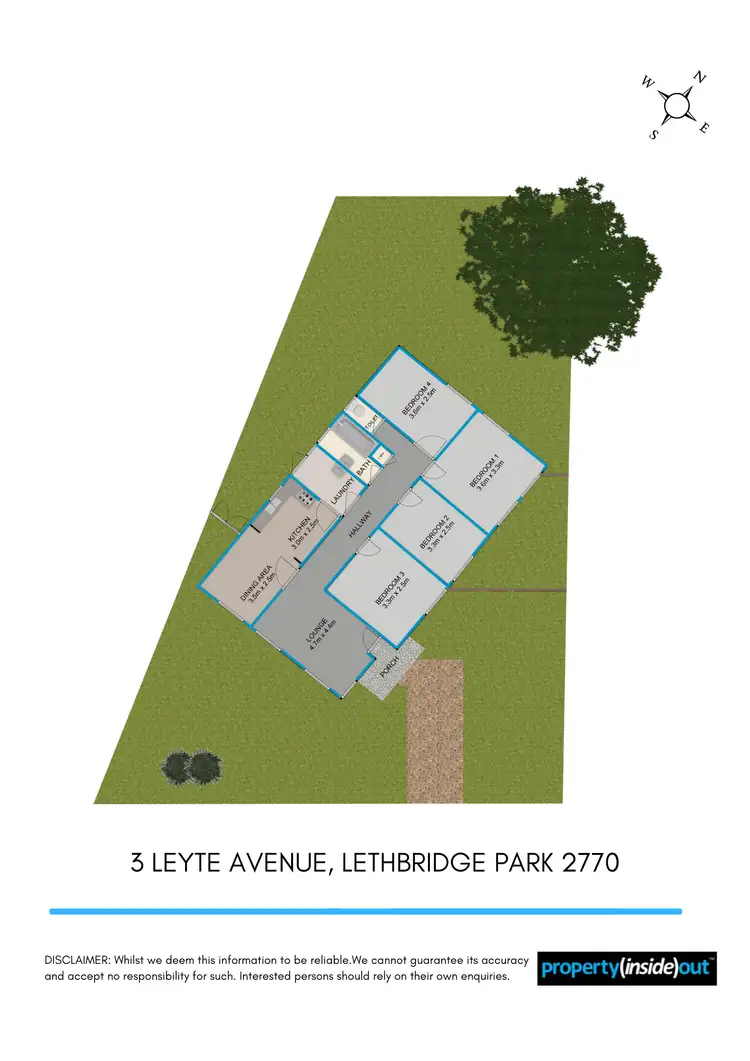 Floorplan of Homely house listing, 3 Leyte Avenue, Lethbridge Park NSW 2770