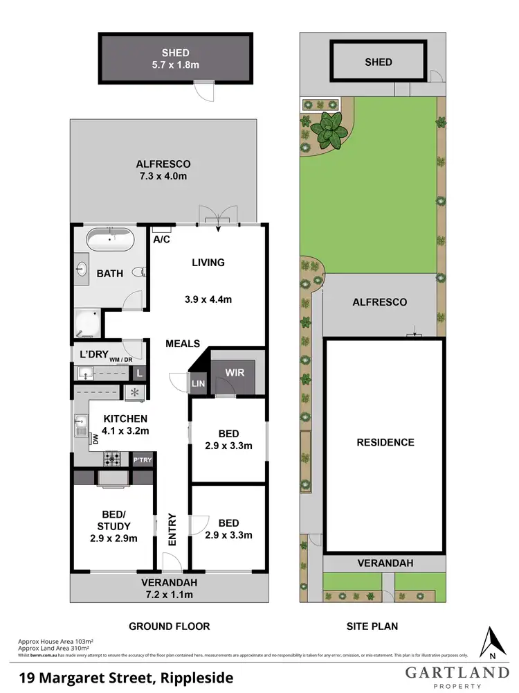 Floorplan of Homely house listing, 19 Margaret Street, Rippleside VIC 3215