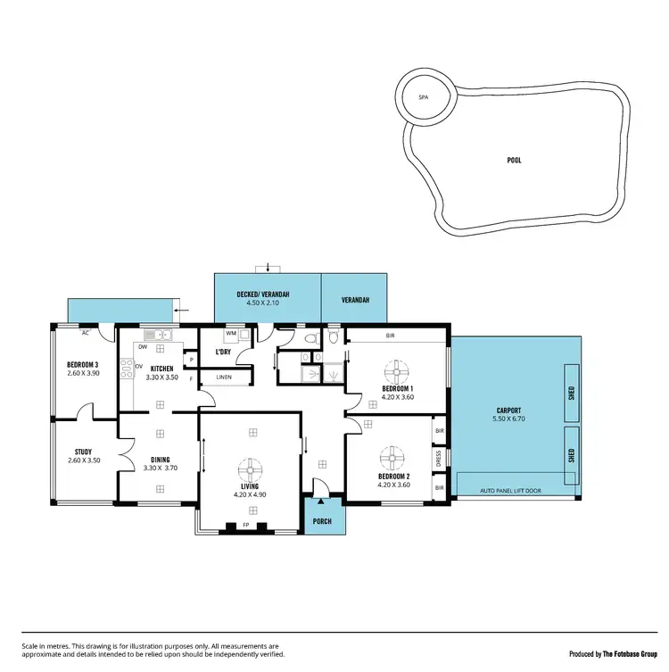 Floorplan of Homely house listing, 191 Reynell Road, Happy Valley SA 5159