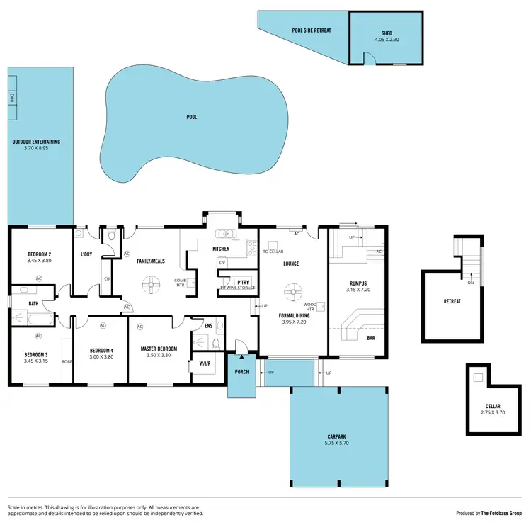 Floorplan of Homely house listing, 14 Lulworth Place, Flagstaff Hill SA 5159