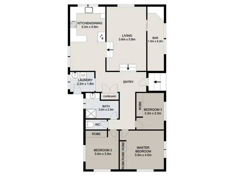 Floorplan of Homely house listing, 22 Acacia Court, Kin Kora QLD 4680