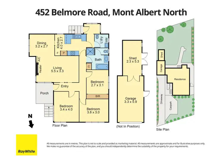 Floorplan of Homely house listing, 452 Belmore Road, Mont Albert North VIC 3129