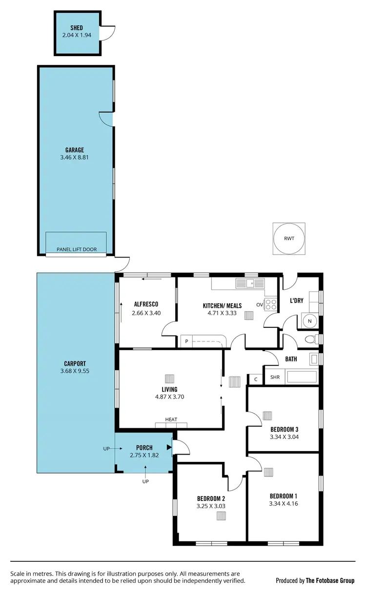Floorplan of Homely house listing, 47 Nelson Avenue, Flinders Park SA 5025