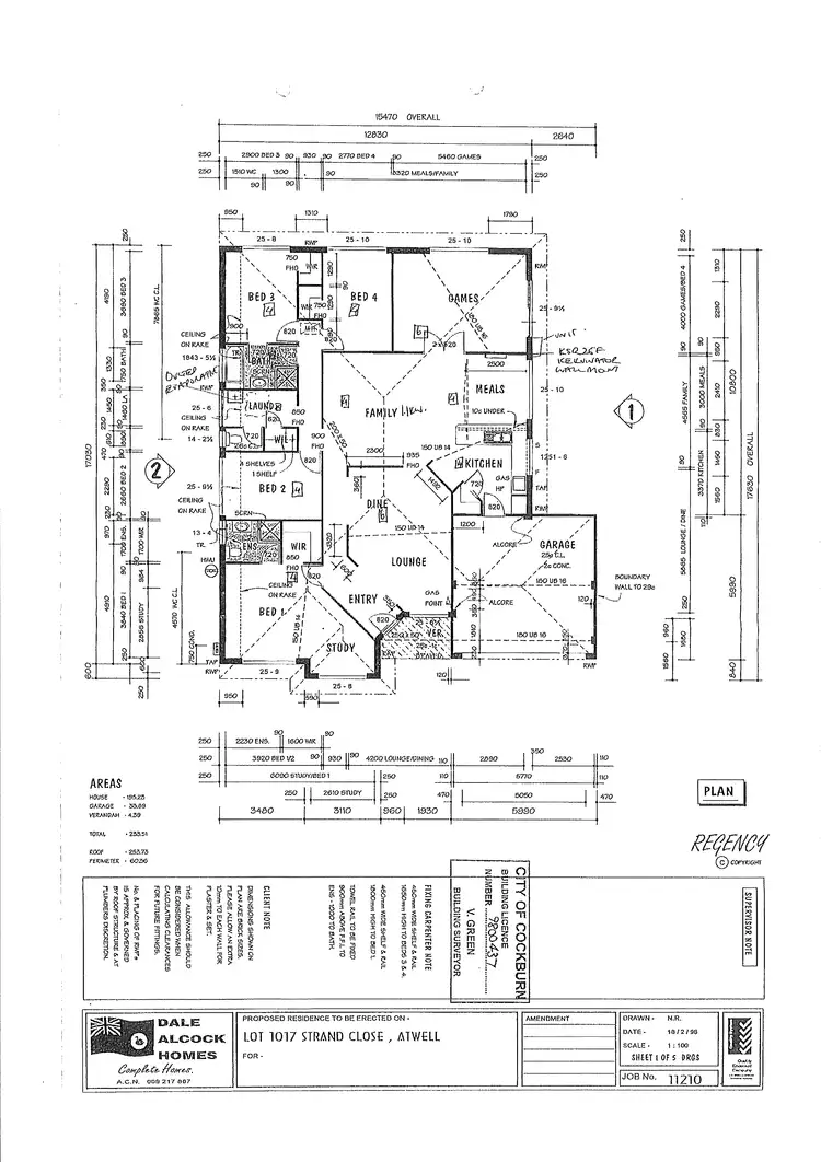 Floorplan of Homely house listing, 16 Strand Close, Atwell WA 6164