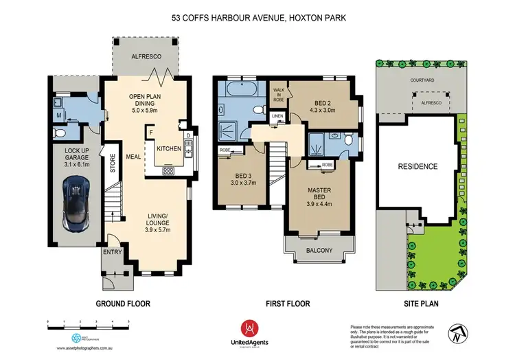 Floorplan of Homely townhouse listing, 53 Coffs Harbour Avenue, Hoxton Park NSW 2171
