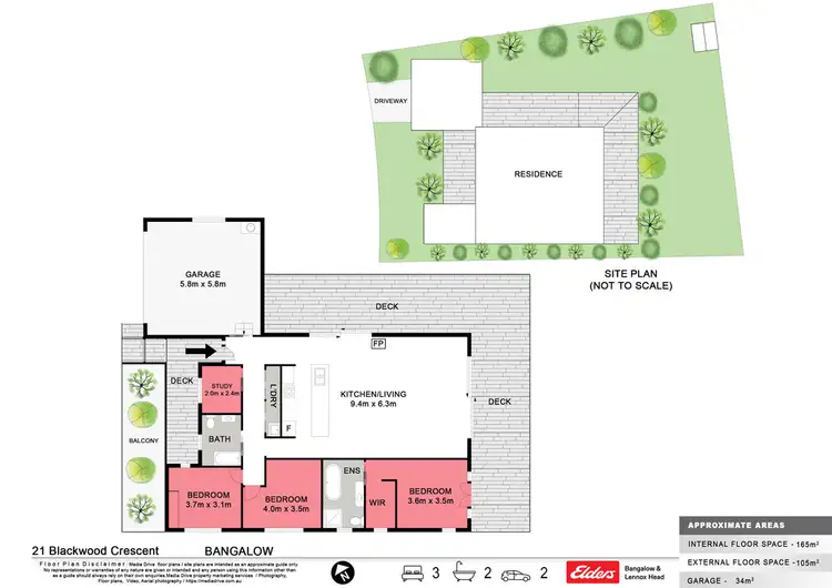 Floorplan of Homely house listing, 21 Blackwood Crescent, Bangalow NSW 2479
