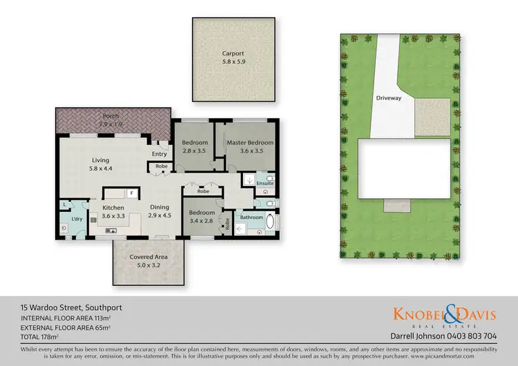 Floorplan of Homely house listing, 15 Wardoo Street, Southport QLD 4215