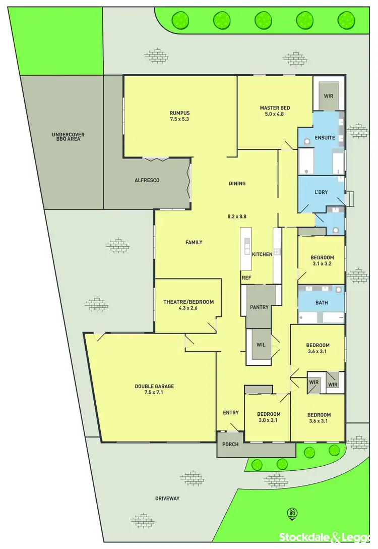 Floorplan of Homely house listing, 2 Albert Court, Burnside Heights VIC 3023