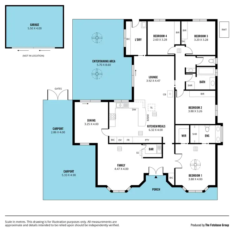 Floorplan of Homely house listing, 32 Monaco Circuit, Aberfoyle Park SA 5159
