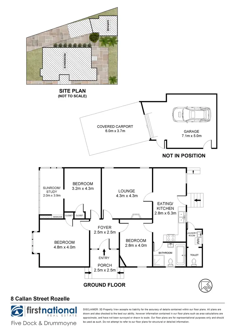 Floorplan of Homely house listing, 8 Callan Street, Rozelle NSW 2039