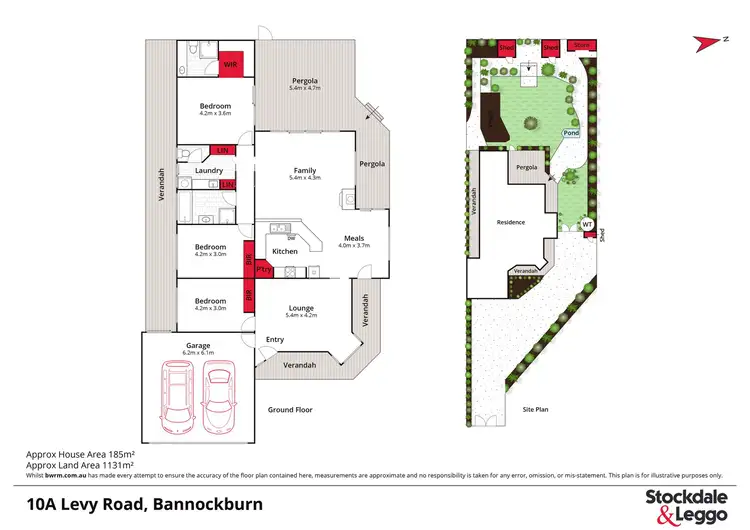 Floorplan of Homely house listing, 10a Levy Road, Bannockburn VIC 3331