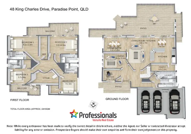 Floorplan of Homely house listing, 48 King Charles Drive, Sovereign Islands QLD 4216