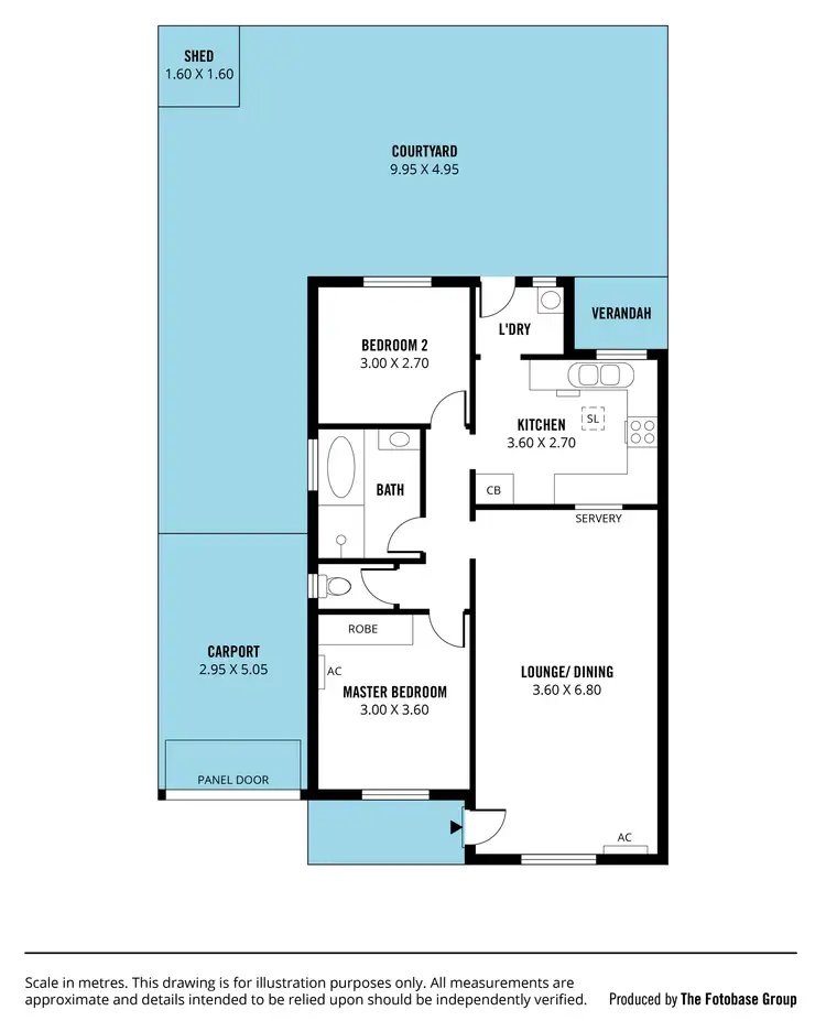 Floorplan of Homely unit listing, 4/14 Second Avenue, Ascot Park SA 5043