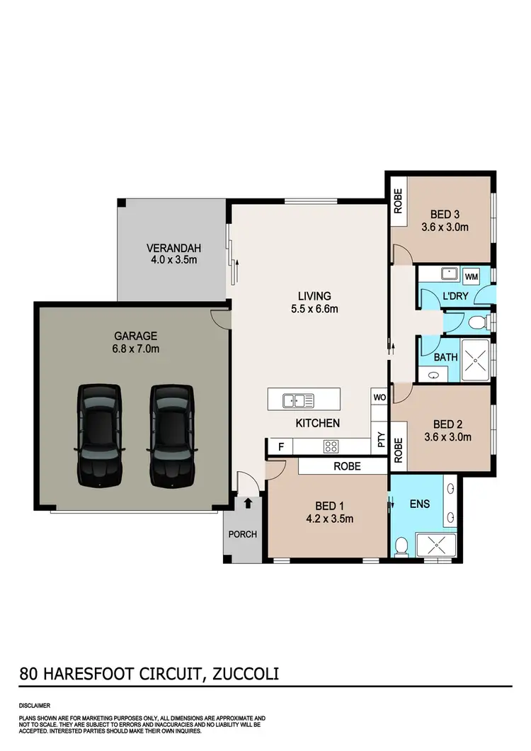 Floorplan of Homely house listing, 80 Haresfoot Circuit, Zuccoli NT 832