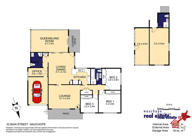 Floorplan of Homely house listing, 32 Bain Street, Wauchope NSW 2446