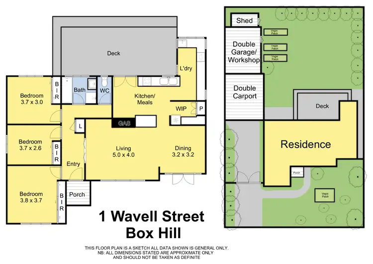 Floorplan of Homely house listing, 1 Wavell Street, Box Hill VIC 3128